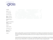 Tablet Screenshot of glassonglass.co.uk